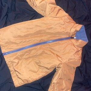 George Kids Orange and Blue Puffer Jacket